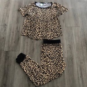 Leopard Print Pajamas